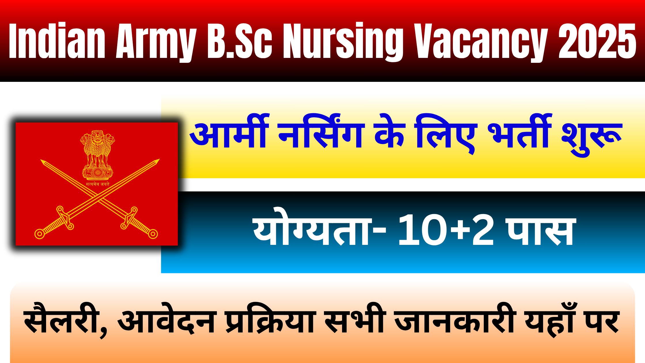 Indian Army B.Sc Nursing Vacancy 2025: अभी आवेदन करें, यहाँ देखें योग्यता, सैलरी और आवेदन प्रक्रिया #Indian Army B.Sc Nursing Vacancy 2025 #Indian Army B.Sc Nursing Recruitment 2025 #Indian Army B.Sc Nursing Bharti Notification 2025 #Indian Army B.Sc Nursing Salary 2025